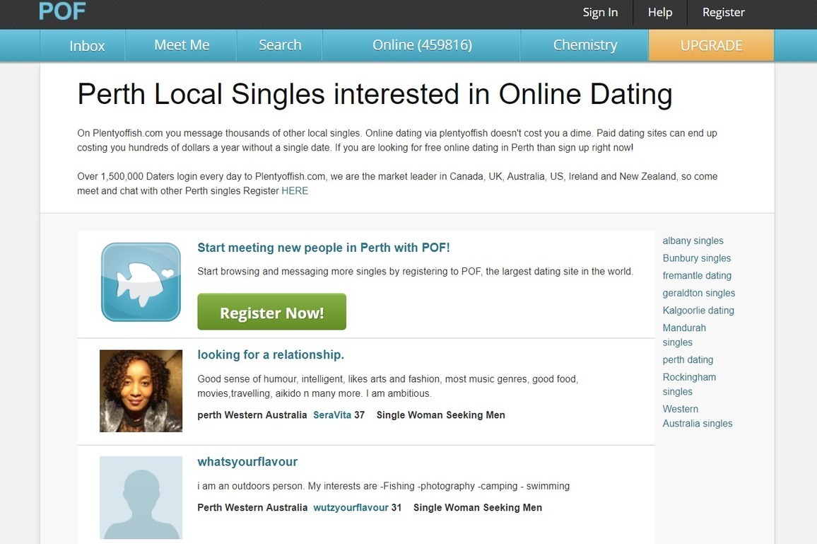 Pof dating site ottawa