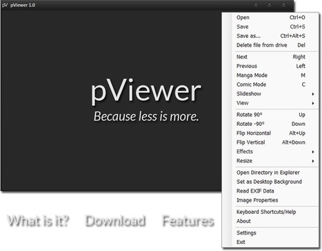 pViewer: Une visionneuse d'image innovatrice pour Windows | Time to Learn | Scoop.it
