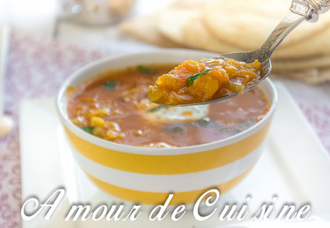 soupe de lentilles corail a la patate douce - Amour de cuisine | Plats et recettes rapides, idées de menu de semaine sain et facile | Scoop.it