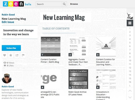 Curate Your Own Web Magazine by Picking the Best from the Web with Zeen | Latest Social Media News | Scoop.it