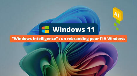 Windows Intelligence : un rebranding pour l'IA dans Windows | Accompagnement au changement | Scoop.it