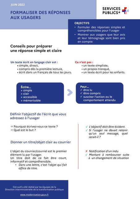 Formaliser des réponses aux usagers | Veille juridique du CDG13 | Scoop.it