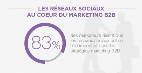 83% des marketeurs disent que les réseaux sociaux ont un rôle important dans les stratégies BtoB | Faber Content | marketing et contenus | Scoop.it