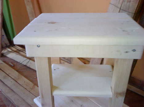 Tiny Pallet Bedside Table | 1001 Pallets ideas ! | Scoop.it