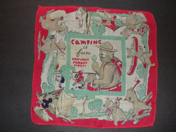 Smokey The Bear Child's Hanky Vintage Handkerchief | Antiques & Vintage Collectibles | Scoop.it