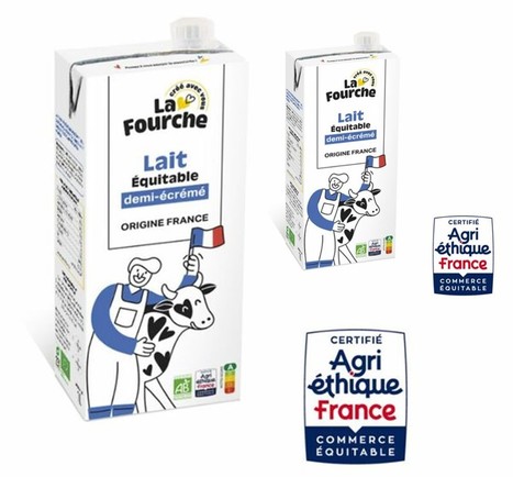 La Fourche lance un lait bio et équitable en co-création | Lait de Normandie... et d'ailleurs | Scoop.it