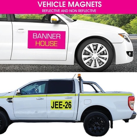 Reflective Vehicle Site Number/ Call ID Stickers. Non-Magnetic. | Creative Signage & Innovative Printing Trends | Scoop.it