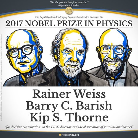 Premio Nobel de Física 2017: Weiss, Barish y Thorne por LIGO y sus ondas gravitacionales | Ciencia | La Ciencia de la Mula Francis | Ciencia-Física | Scoop.it