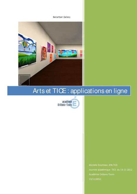 TICE et art. Applications interactives pour créer, dessiner en ligne | Culture & TICE | Scoop.it