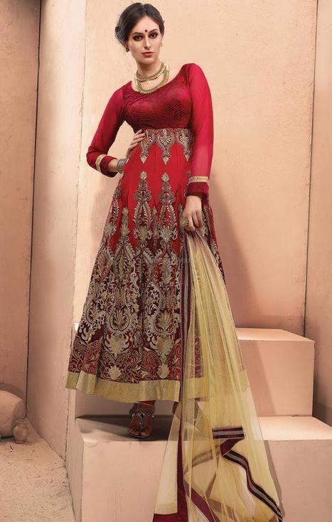 beautiful anarkali dress designs