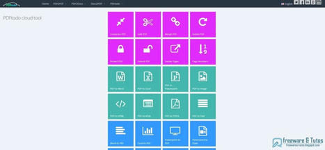PDFtodo : 28 outils en ligne pour le format PDF | Freewares | Scoop.it