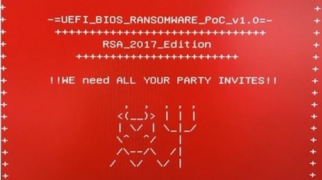 BIOS/UEFI mit Ransomware infiziert | #CyberSecurity  | ICT Security-Sécurité PC et Internet | Scoop.it