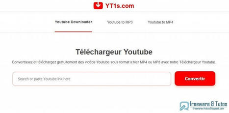 YT1s.com : une solution en ligne gratuite pour télécharger les vidéos de YouTube | Freewares | Scoop.it