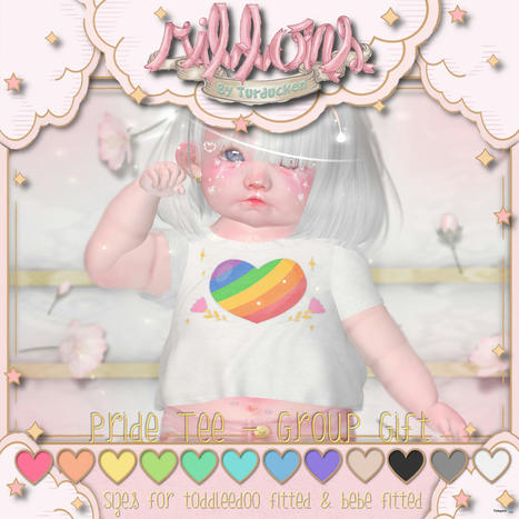 Pride Tees June 2023 Group Gift by {Ribbons} | Teleport Hub - Second Life Freebies | Second Life Freebies | Scoop.it