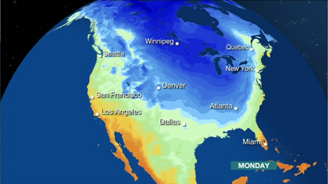 North America shivers in 'polar' freeze | BBC News | @The Convergence of ICT, the Environment, Climate Change, EV and HEV Transportation & Distributed Renewable Energy | Scoop.it