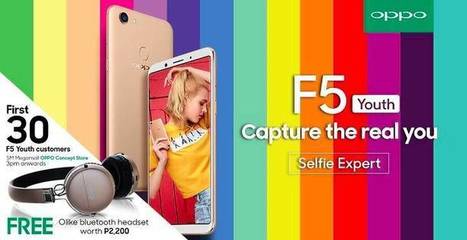 Get a FREE wireless headset when you buy the OPPO F5 Youth on November 25 | Gadget Reviews | Scoop.it