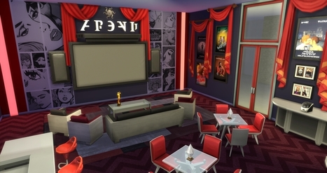Pièce (Les Sims 4) Tapis Rouge << Olideg sur L'UniverSims | Les Sims | Scoop.it