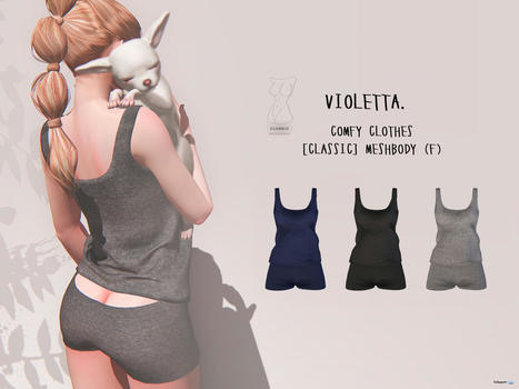 Comfy Clothes For Mesh Body Classic June 2022 Gift by violetta | Teleport Hub - Second Life Freebies | Second Life Freebies | Scoop.it
