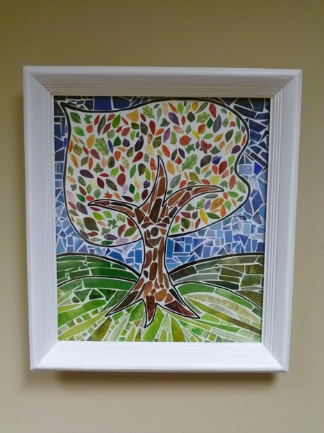 Christmas Cards Recycled into Mosaic Art | 1001 Recycling Ideas ! | Scoop.it
