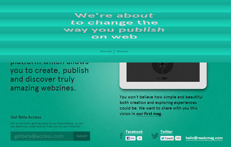 Examples of Creative and Modern Effects in Web Design | youyouk | Scoop.it