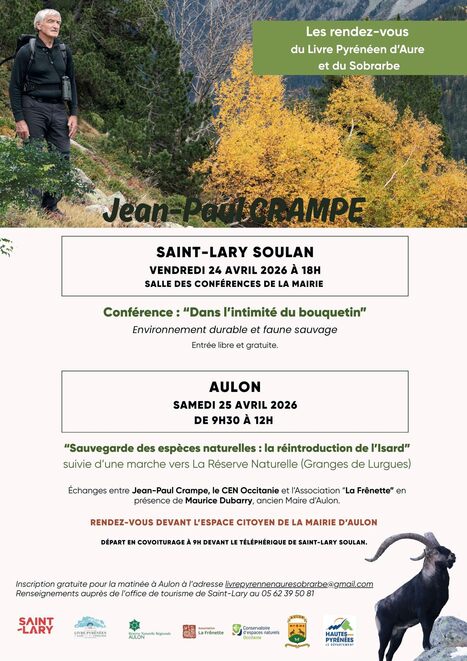 Jean-Paul Crampe invit&eacute; du Livre Pyr&eacute;n&eacute;en d'Aure et de Sobrarbe | Vall&eacute;es d'Aure & Louron - Pyr&eacute;n&eacute;es | Scoop.it