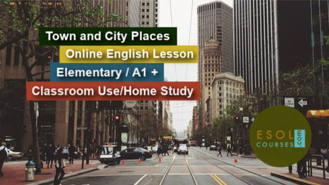 ESL Picture Vocabulary - Town and City Places | English Word Power | Scoop.it