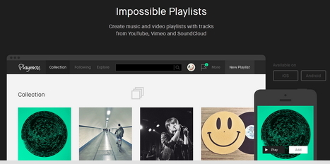 Playmoss Creates Playlists from YouTube, Vimeo and SoundCloud | Le Top des Applications Web et Logiciels Gratuits | Scoop.it