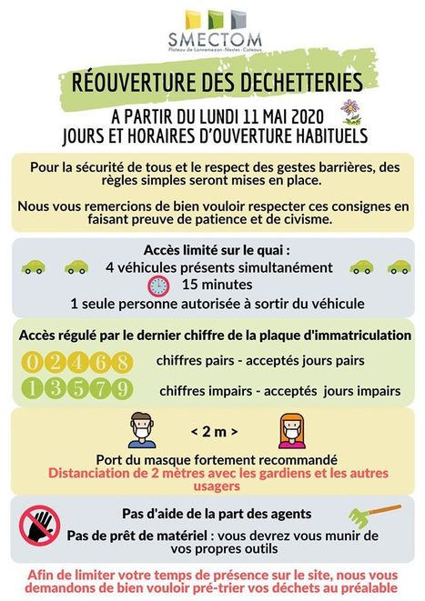 A partir du 11 mai, réouverture de la déchetterie de Grézian sous conditions | Vallées d'Aure & Louron - Pyrénées | Scoop.it