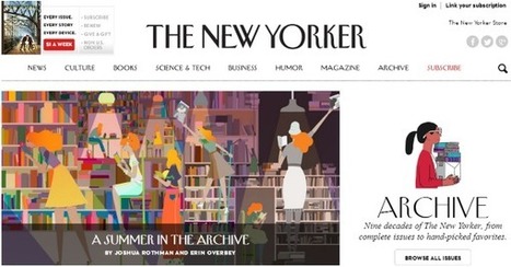 La revista The New Yorker pone su archivo online disponible de forma gratuita | University Master and Postgraduate studies and positions | Scoop.it