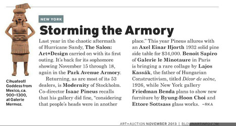 Storming the armory | The Salon Art+Design | Scoop.it