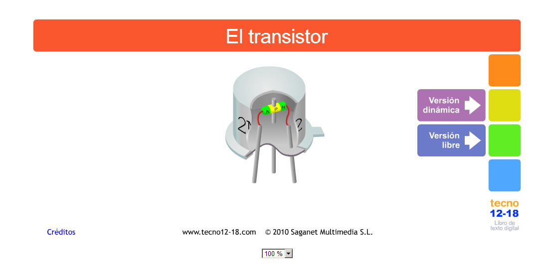 j transistor 109 trans texto 18. de Libro 12 El tecno multimedia