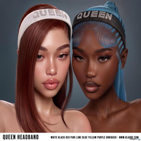 Queen Headband October 2026 Group Gift by Bl&aacute;que | Teleport Hub - Second Life Freebies | Second Life Freebies | Scoop.it