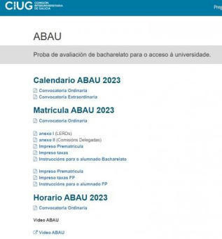 Proba de avaliación de bacharelato para o acceso á universidade. (ABAU 2023) | GUÍA DE INFORMACIÓN ACADÉMICA E PROFESIONAL | TIC-TAC_aal66 | Scoop.it