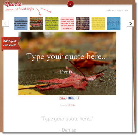 Four Super Easy Ways to Create Quote Graphics for Facebook, Pinterest and Your Blog | Le Top des Applications Web et Logiciels Gratuits | Scoop.it