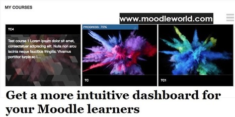 Get a more intuitive course dashboard for your Moodle learners | Moodle and Web 2.0 | Scoop.it