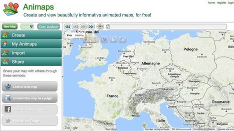Animaps. Créer des cartes géographiques animées | TICE et langues | Scoop.it