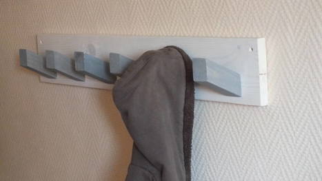 Coat Hanger From Upcycled Pallet Parts | 1001 Pallets ideas ! | Scoop.it