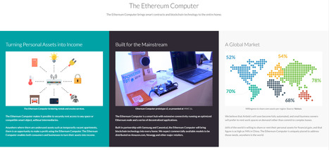 The Ethereum Computer brings smart contracts and blockchain technology to the entire home | #Technology | information analyst | Scoop.it
