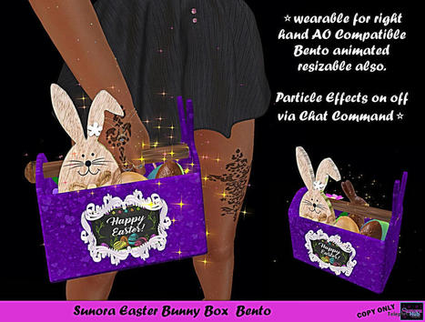Easter Bunny Box Bento March 2024 Group Gift by Sunora | Teleport Hub - Second Life Freebies | Second Life Freebies | Scoop.it