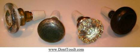 Re-purposed Door Knob into Wine-stoppers | 1001 Recycling Ideas ! | Scoop.it