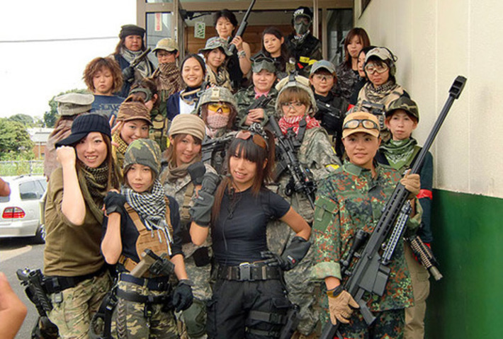 Women Only Game in JAPAN! - 第２回 女子サバゲ部 | Thumpy's 3D Airsoft & MilSim EVENTS NEWS ™ | Scoop.it