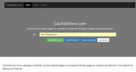 Ver una página web que ya no esta disponible | TIC & Educación | Scoop.it
