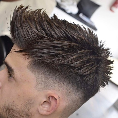 Tapered Side Part Haircut