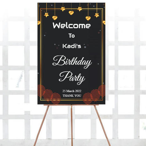 Make your day more memorable! with Personalised Birthday Party Welcome Sign,&nbsp; | Creative Signage & Innovative Printing Trends | Scoop.it