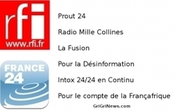 Les médias de la Françafrique RFI et France 24 fusionnent... | Actualités Afrique | Dessins de Presse | Scoop.it