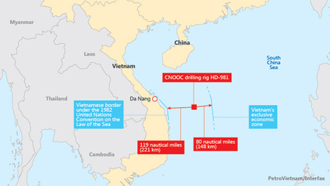 Nouveaux incidents maritimes entre la Chine et le Vietnam &agrave; proximit&eacute; d'une plate-forme de forage (Le Marin) | Newsletter navale | Scoop.it