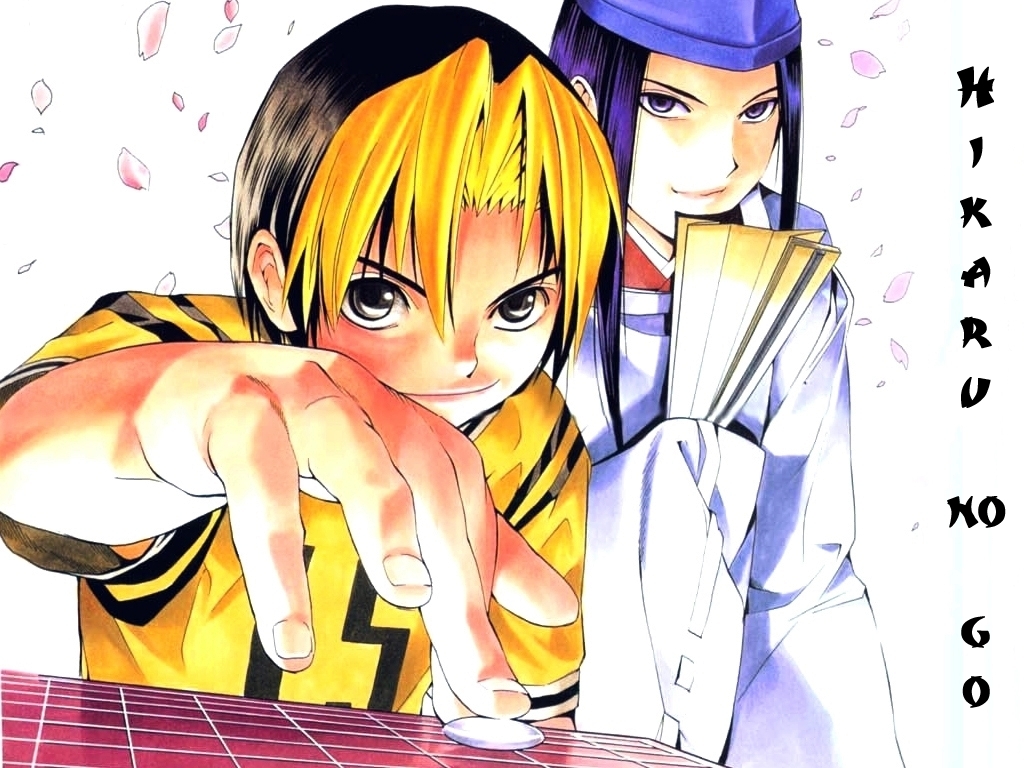 Love across the Goban  Hikaru no go, Go game, Anime