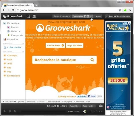 Tutoriel GrooveShark | information analyst | Scoop.it