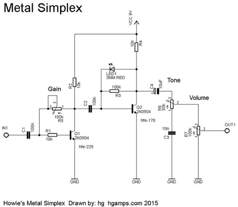 Metal Simplex Fuzz - H&G Amplifiers | DIY Music & electronics | Scoop.it