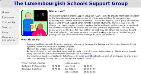The Luxembourgish Schools Support Group (or “LSSG”) | E-Learning-Inclusivo (Mashup) | Scoop.it